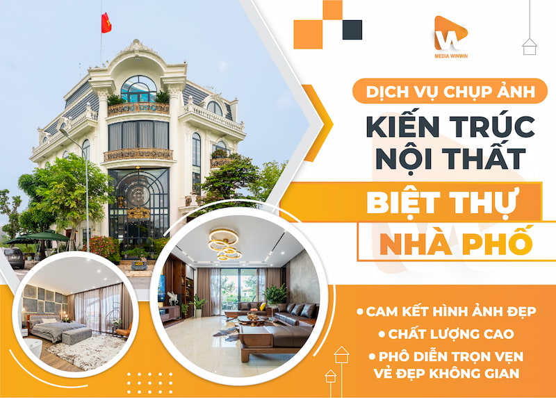Dịch vụ chụp ảnh Kiến Trúc - Nội Thất Biệt Thự