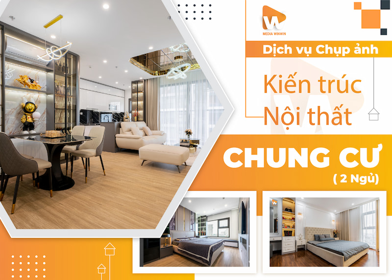 Dịch Vụ Chụp Ảnh Kiến Trúc - Nội Thất (2 Ngủ)