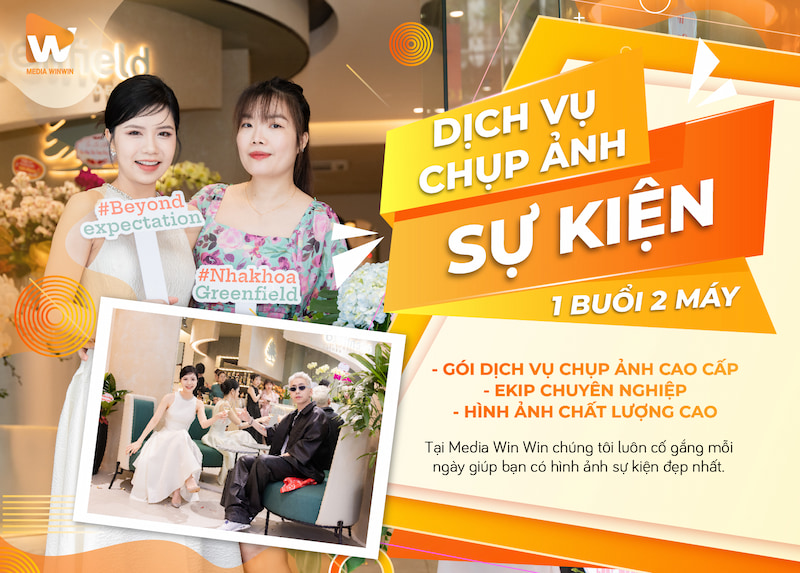 Dịch vụ Chụp Ảnh Sự Kiện ( 2 - 4h ) 2 Photo